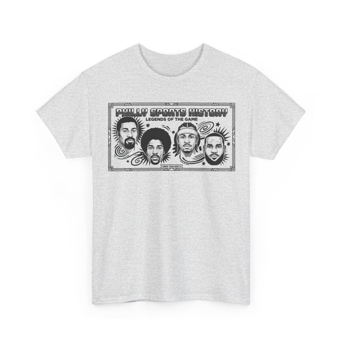 Made History Philly Basketball Legends graphic tee mockup 5