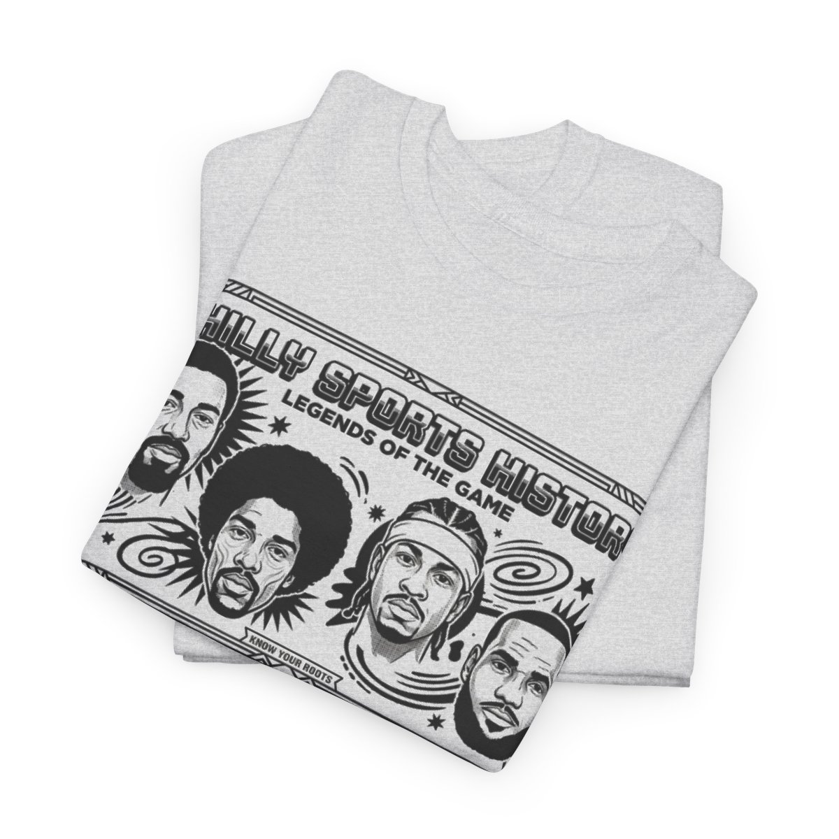 Made History Philly Basketball Legends graphic tee mockup 6