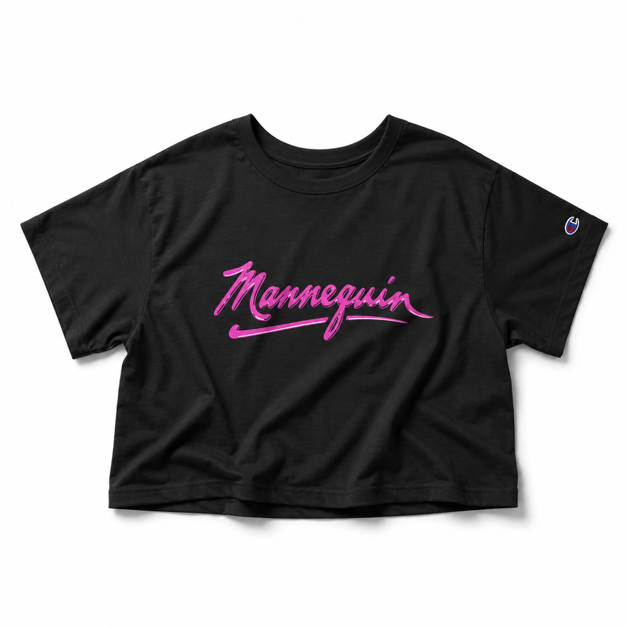 Mannequin Women’s Cropped Tee mockup 1