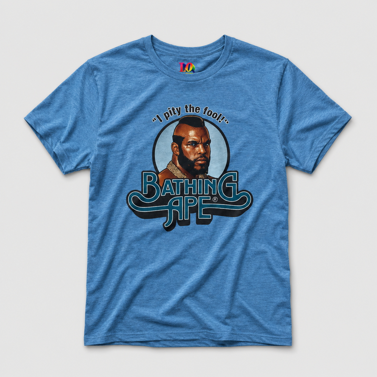 Mr. T “I Pity the Fool” | Retro 1980s Pop Culture Graphic Tee mockup 1