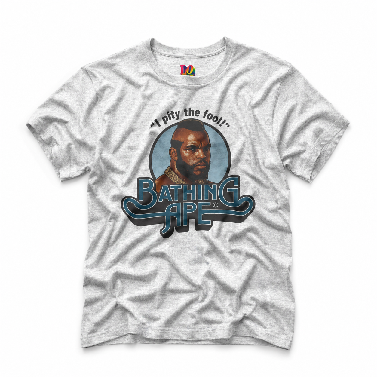 Mr. T “I Pity the Fool” | Retro 1980s Pop Culture Graphic Tee mockup 2