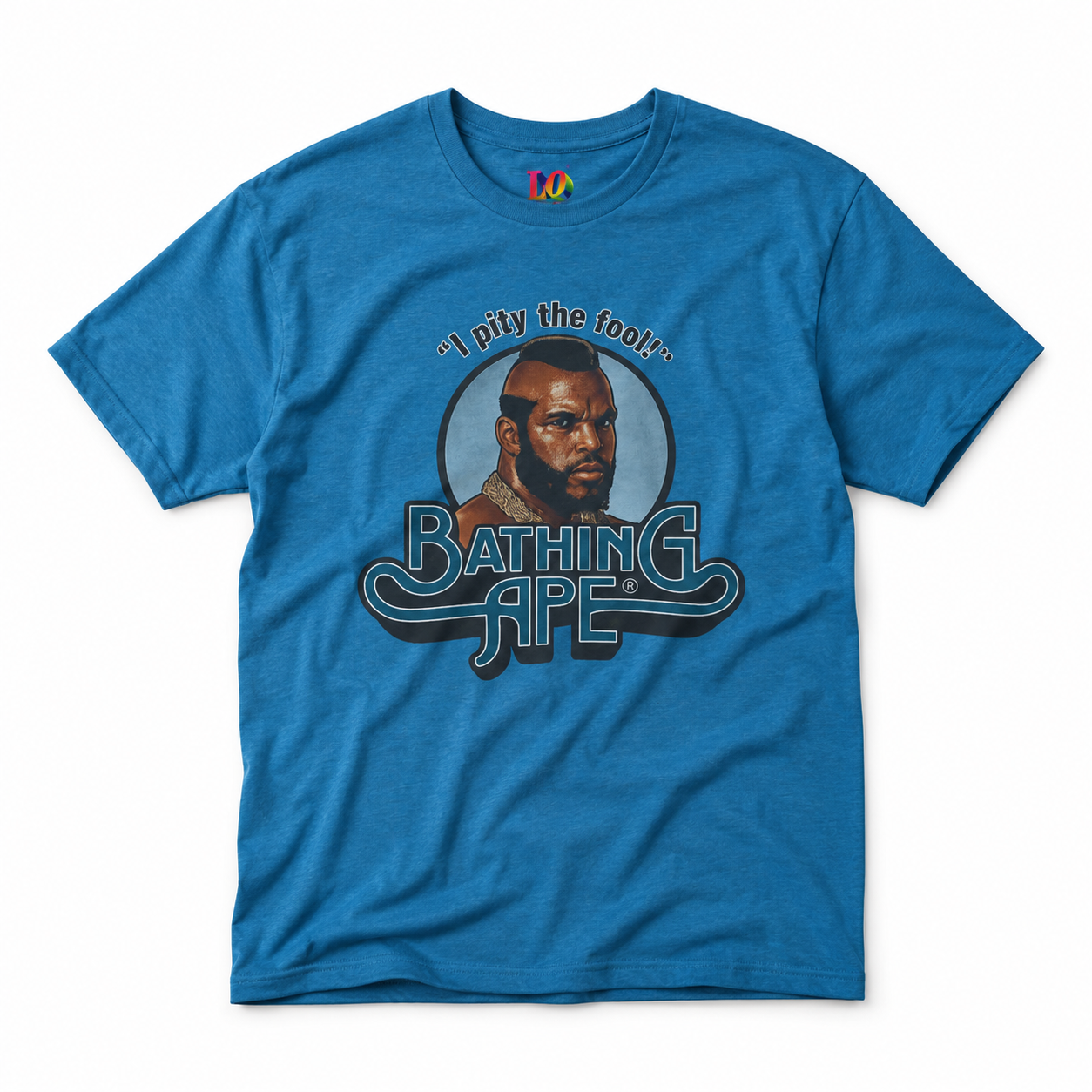 Mr. T “I Pity the Fool” | Retro 1980s Pop Culture Graphic Tee mockup 3