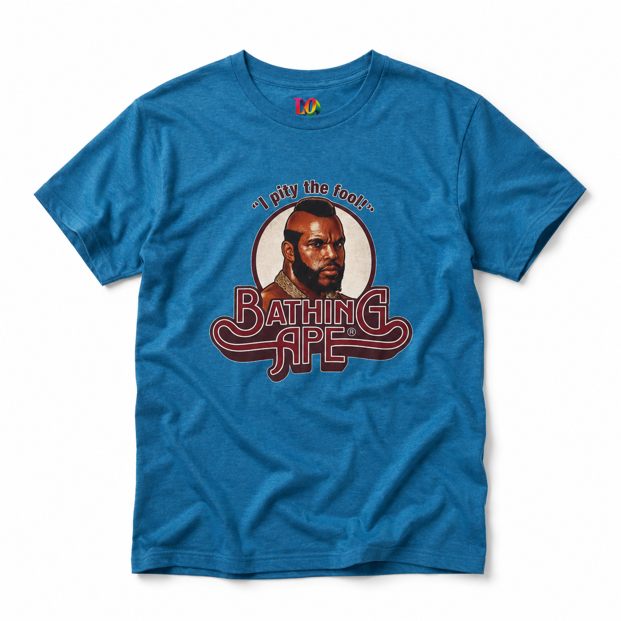Mr. T “I Pity the Fool” | Retro 1980s Pop Culture Graphic Tee mockup 4