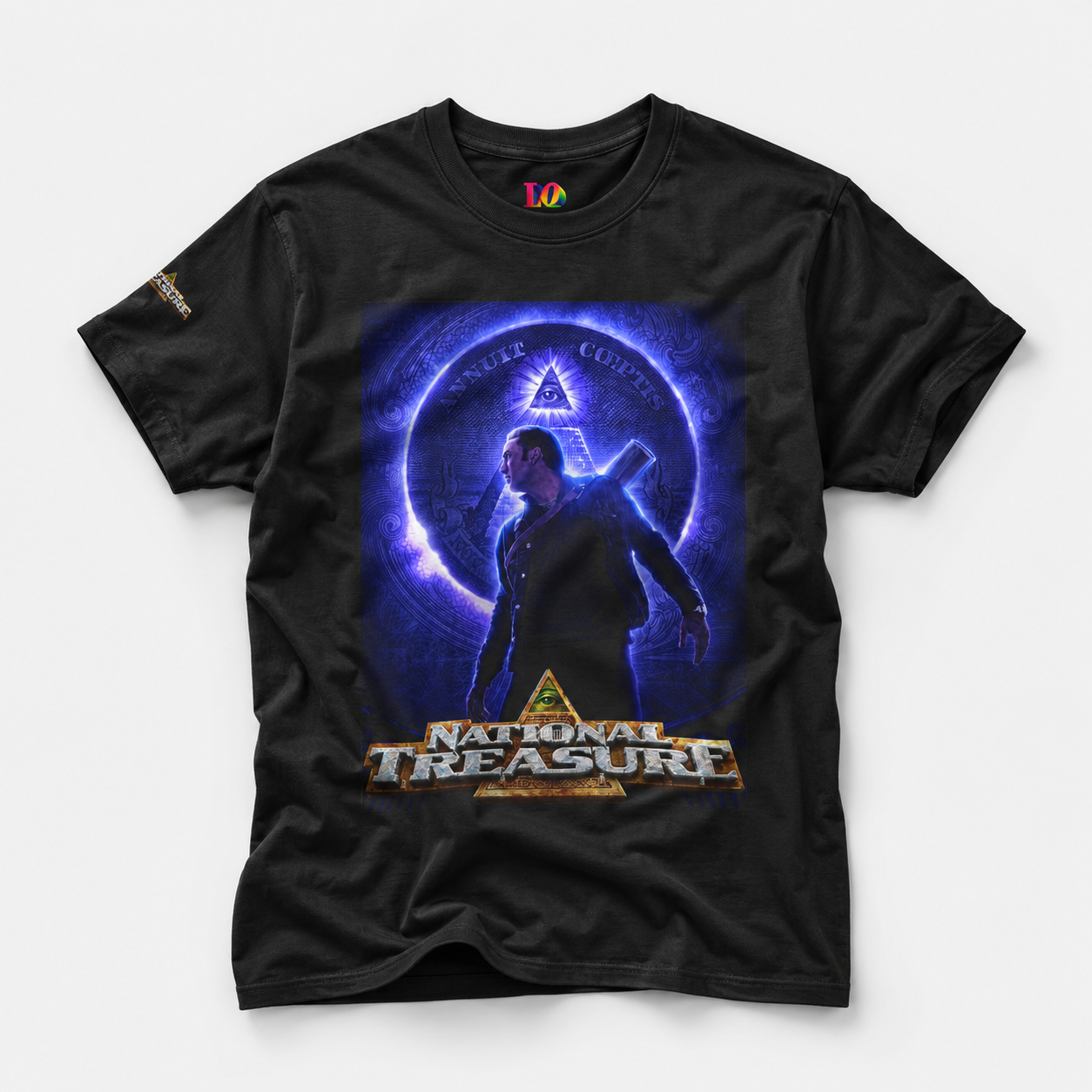 National Treasure Illuminati Eye Tee mockup 1