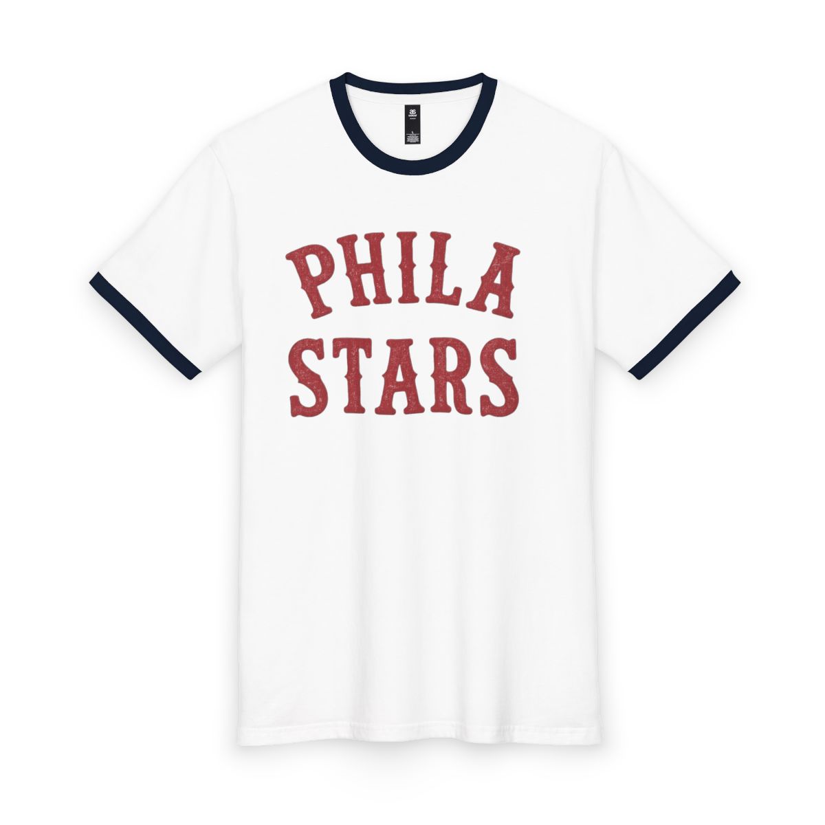 PHILA STARS Negro League Ringer Tee mockup 1