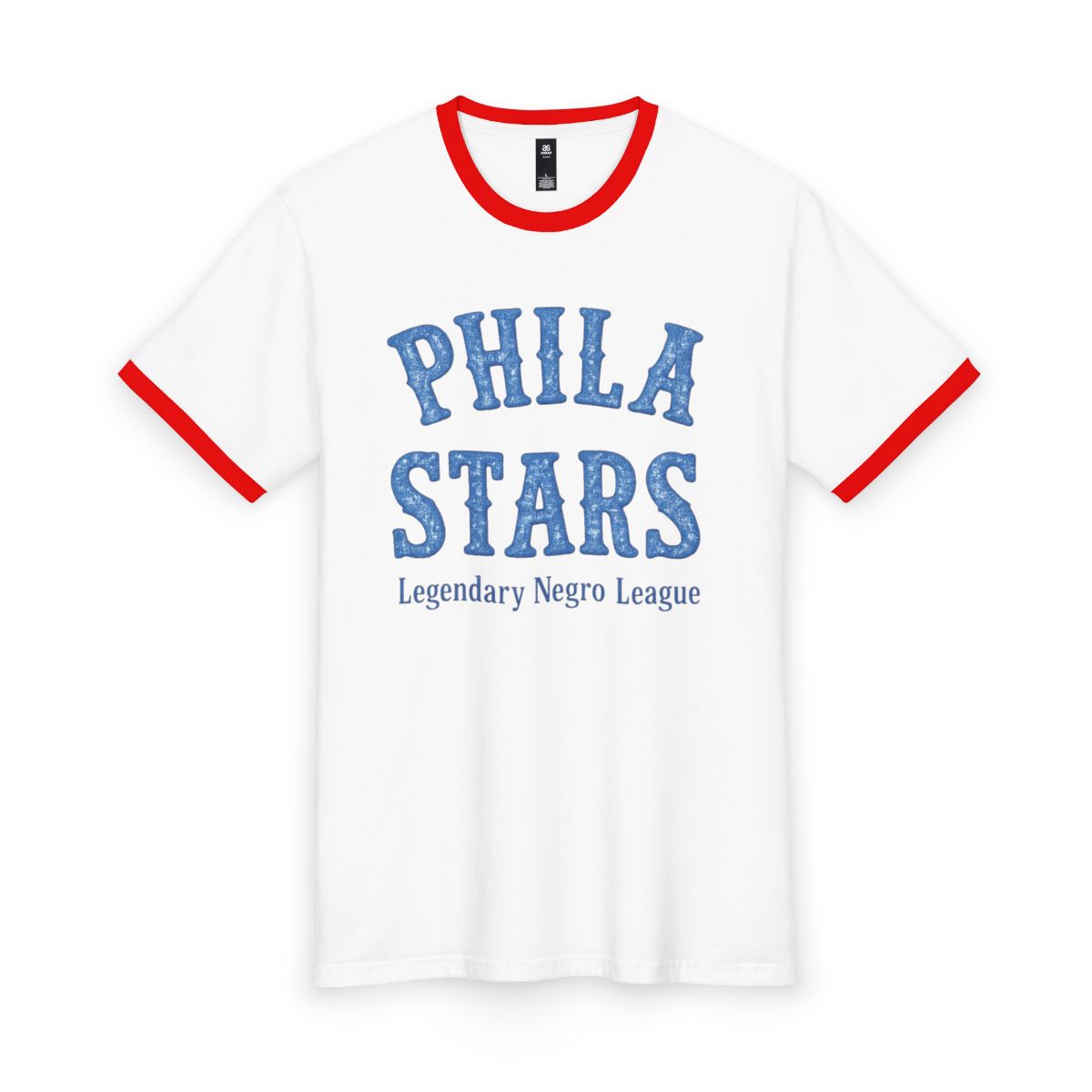 PHILA STARS Negro League Ringer Tee mockup 2