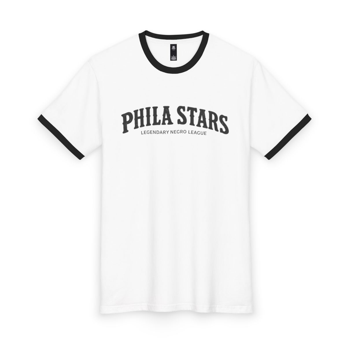 PHILA STARS Negro League Ringer Tee mockup 3