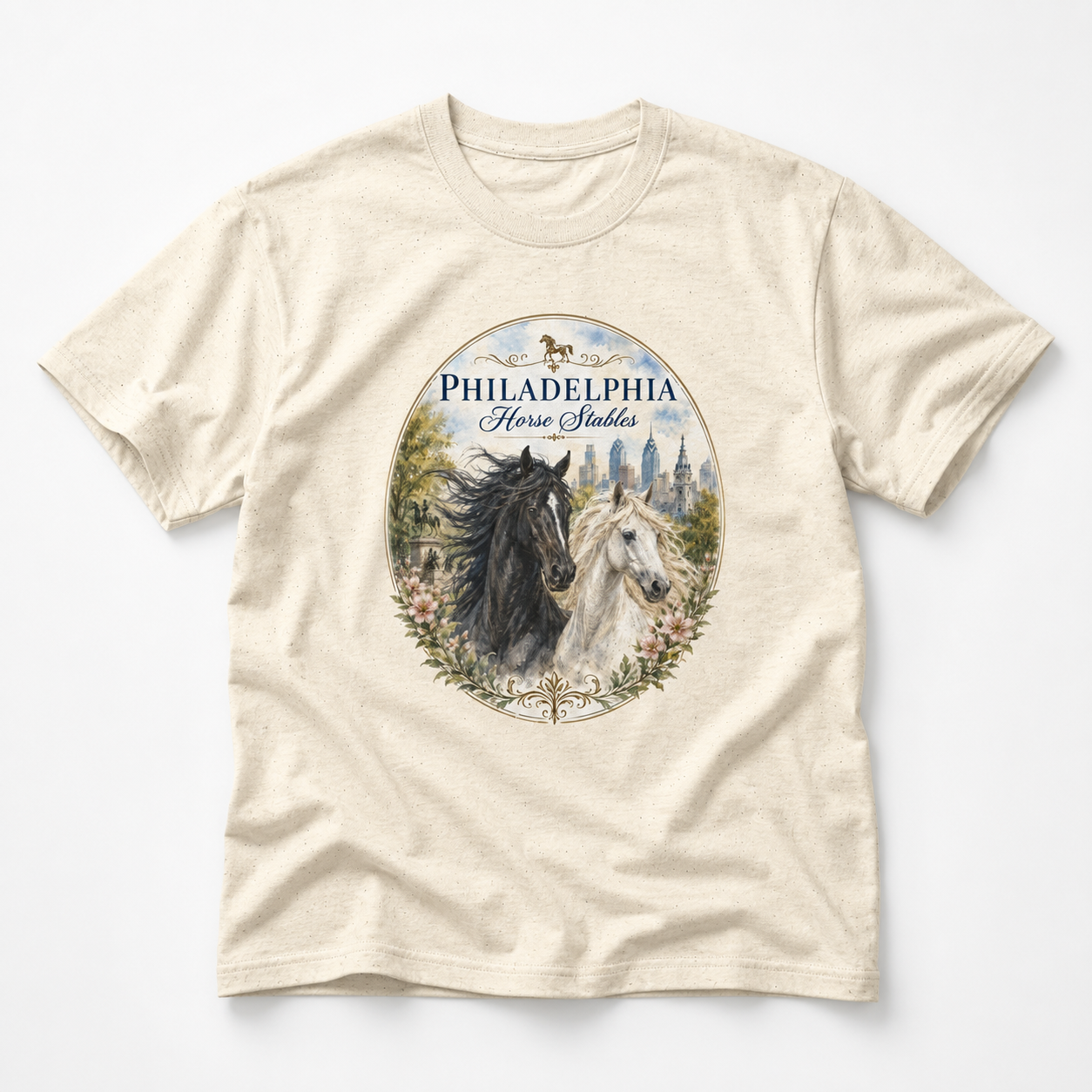 Philadelphia Horse Stables Tee mockup 1