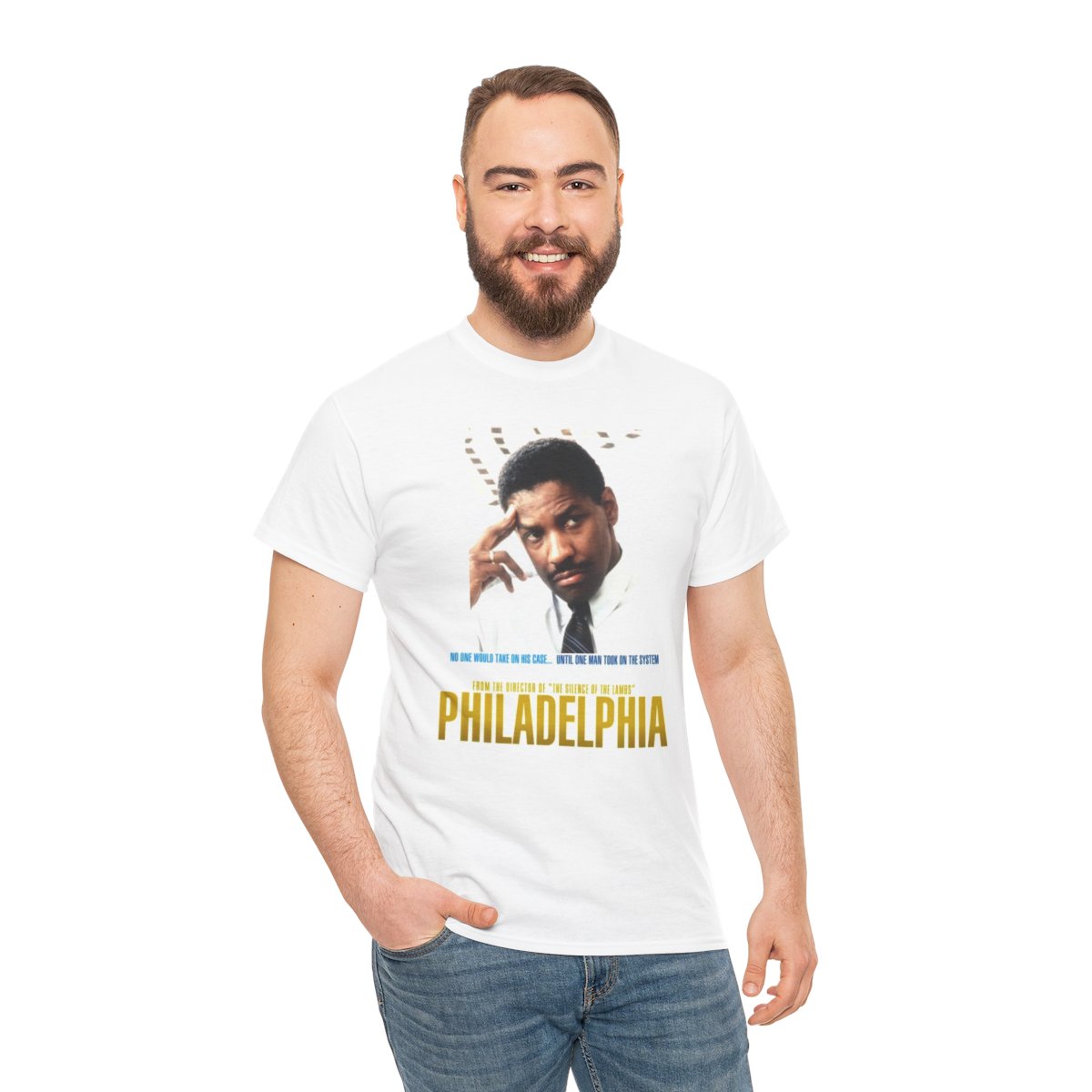 Philadelphia Movie Classic 1990s Legal Drama Tee mockup 2