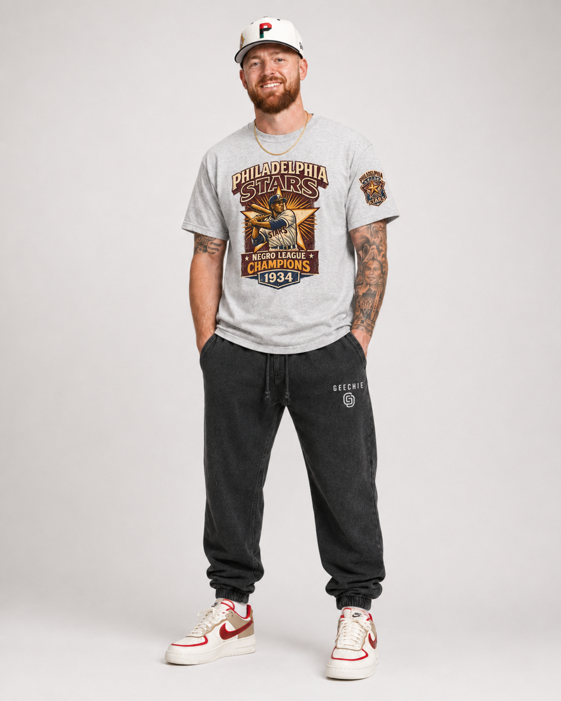 Philadelphia Stars 1934 Negro League Champions T-Shirt mockup 1