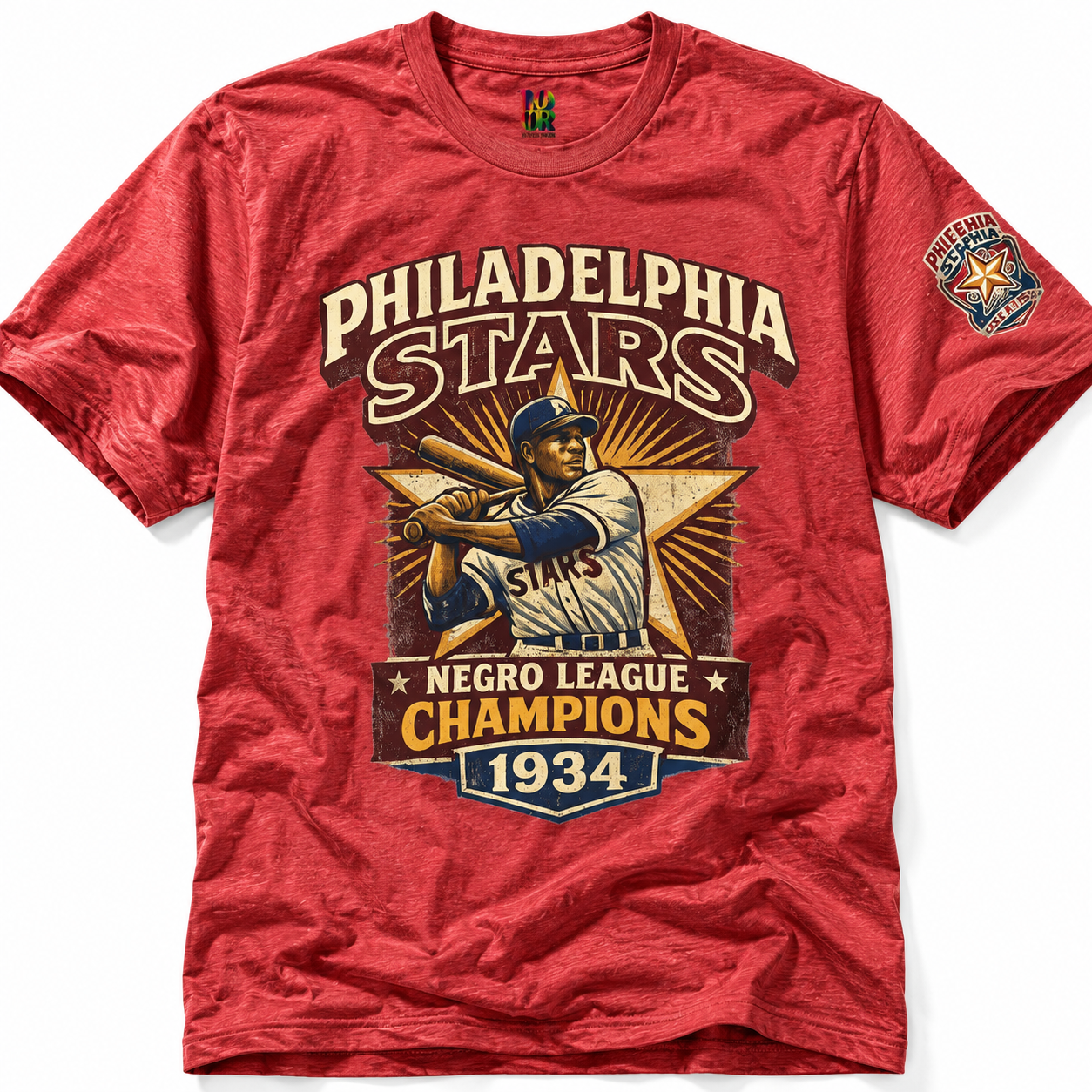 Philadelphia Stars 1934 Negro League Champions T-Shirt mockup 3