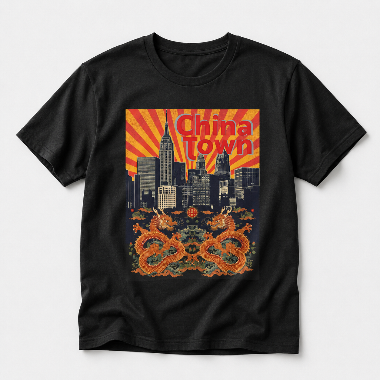 Philly Chinatown Skyline Dragon Tee
