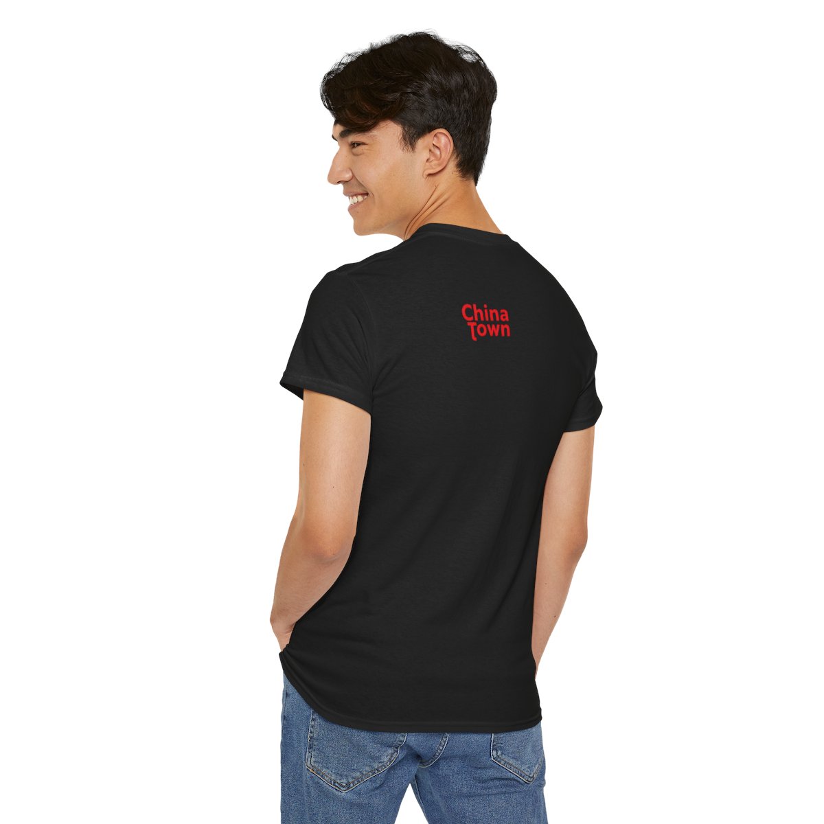 Philly Chinatown Skyline Dragon Tee  mockup 3