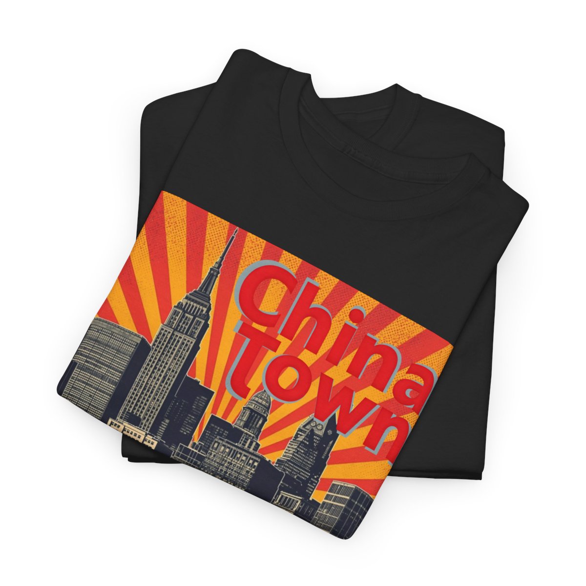 Philly Chinatown Skyline Dragon Tee  mockup 5