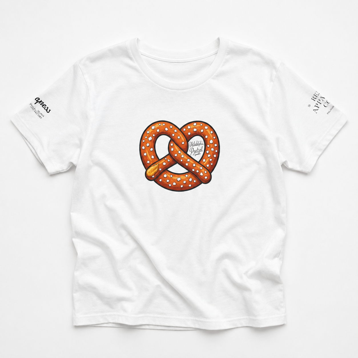 Philly Pretzel Tee mockup 1