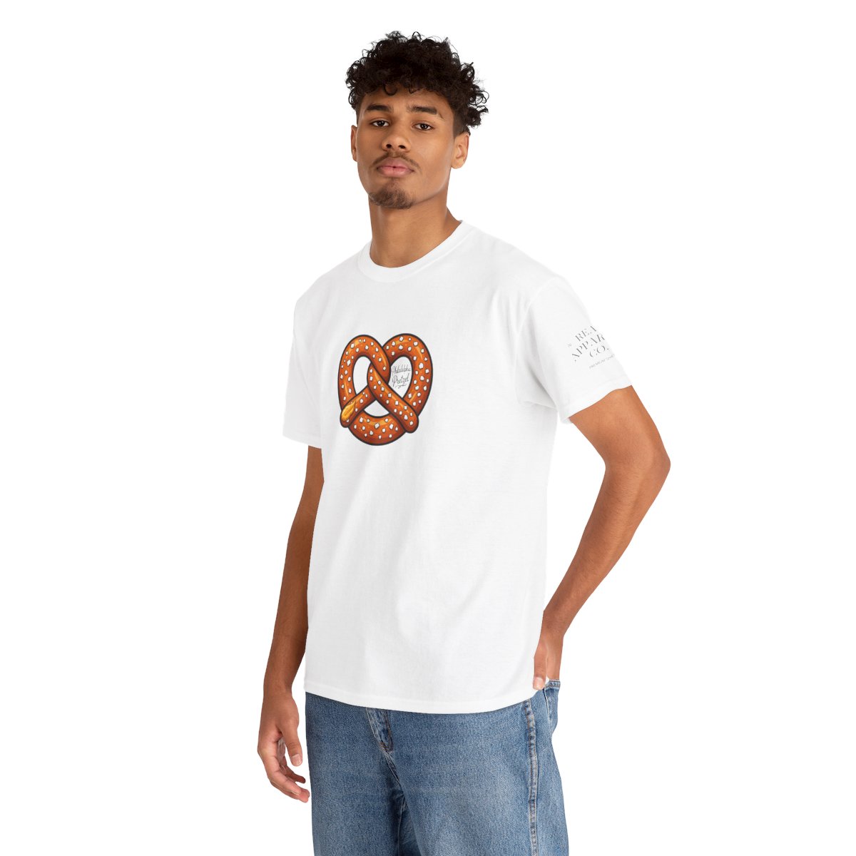 Philly Pretzel Tee mockup 2
