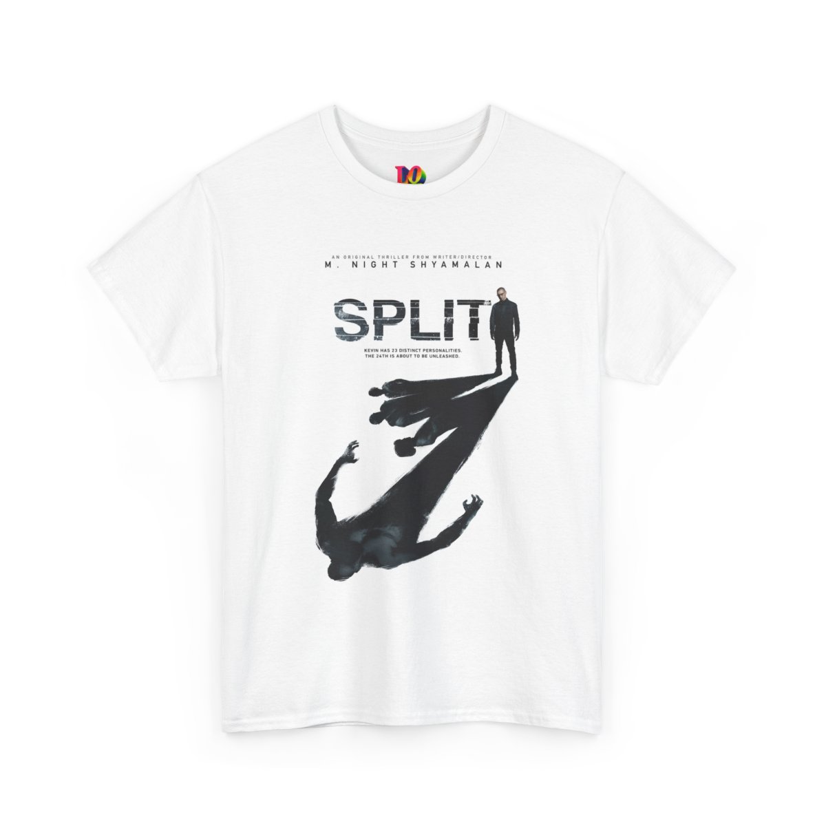 Split Movie Poster Tee mockup 1