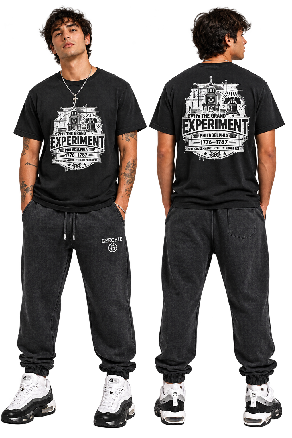 The Grand Experiment Philadelphia Tee | Revolutionary History (1776–1787) mockup 1