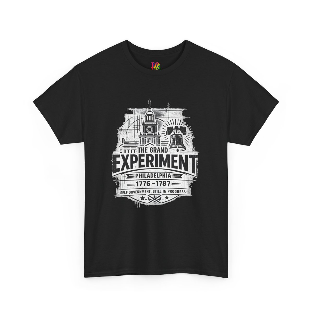 The Grand Experiment Philadelphia Tee | Revolutionary History (1776–1787) mockup 2
