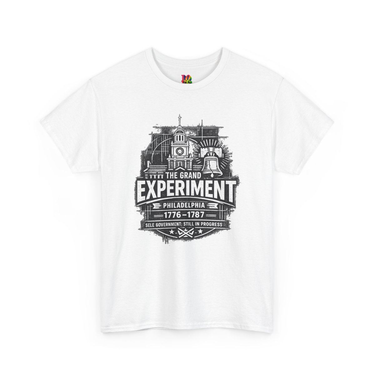 The Grand Experiment Philadelphia Tee | Revolutionary History (1776–1787) mockup 3