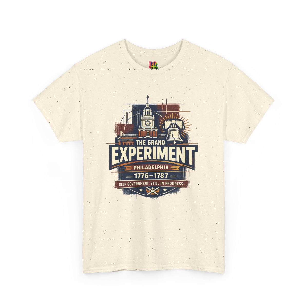 The Grand Experiment Philadelphia Tee | Revolutionary History (1776–1787) mockup 4