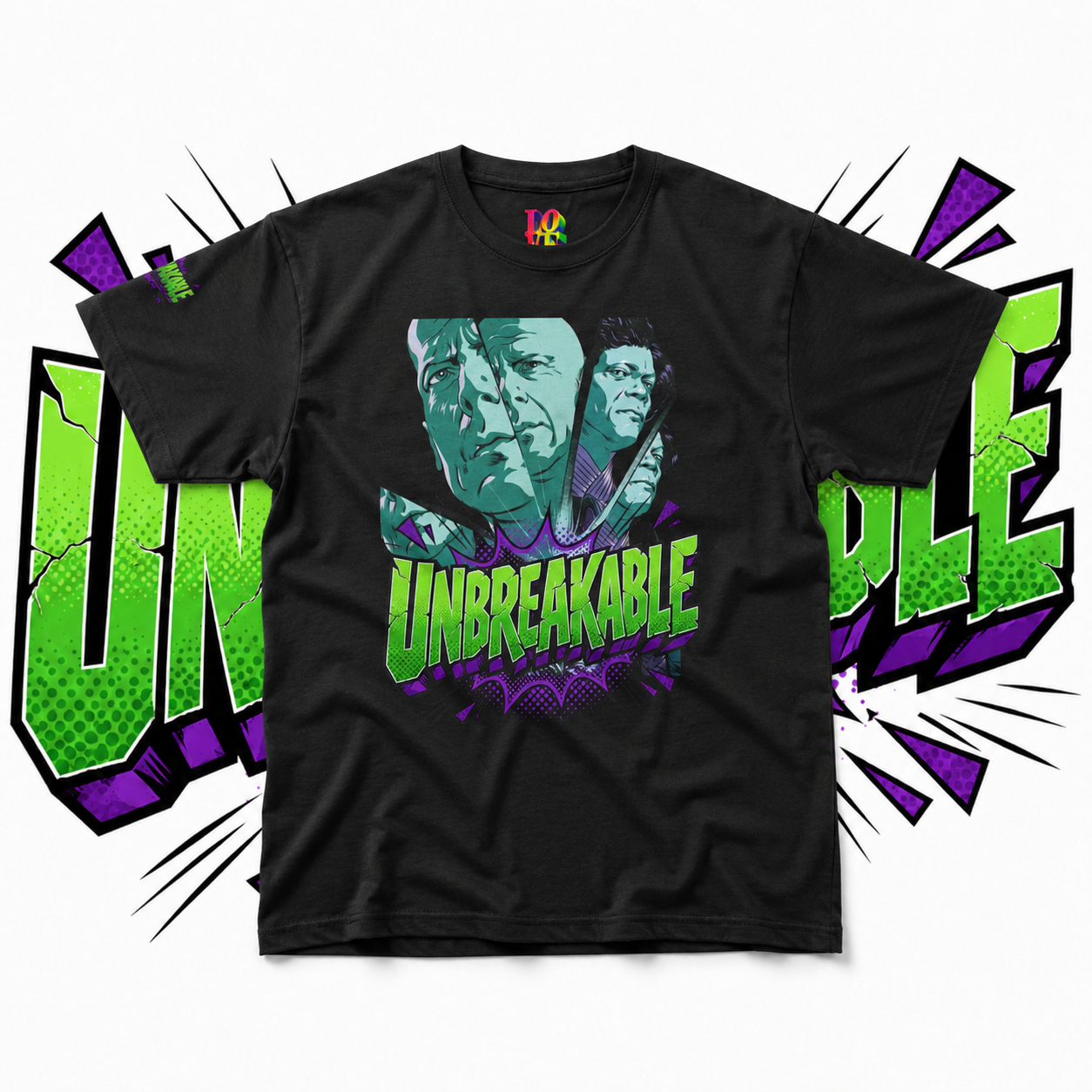 Unbreakable Comic Tee mockup 1