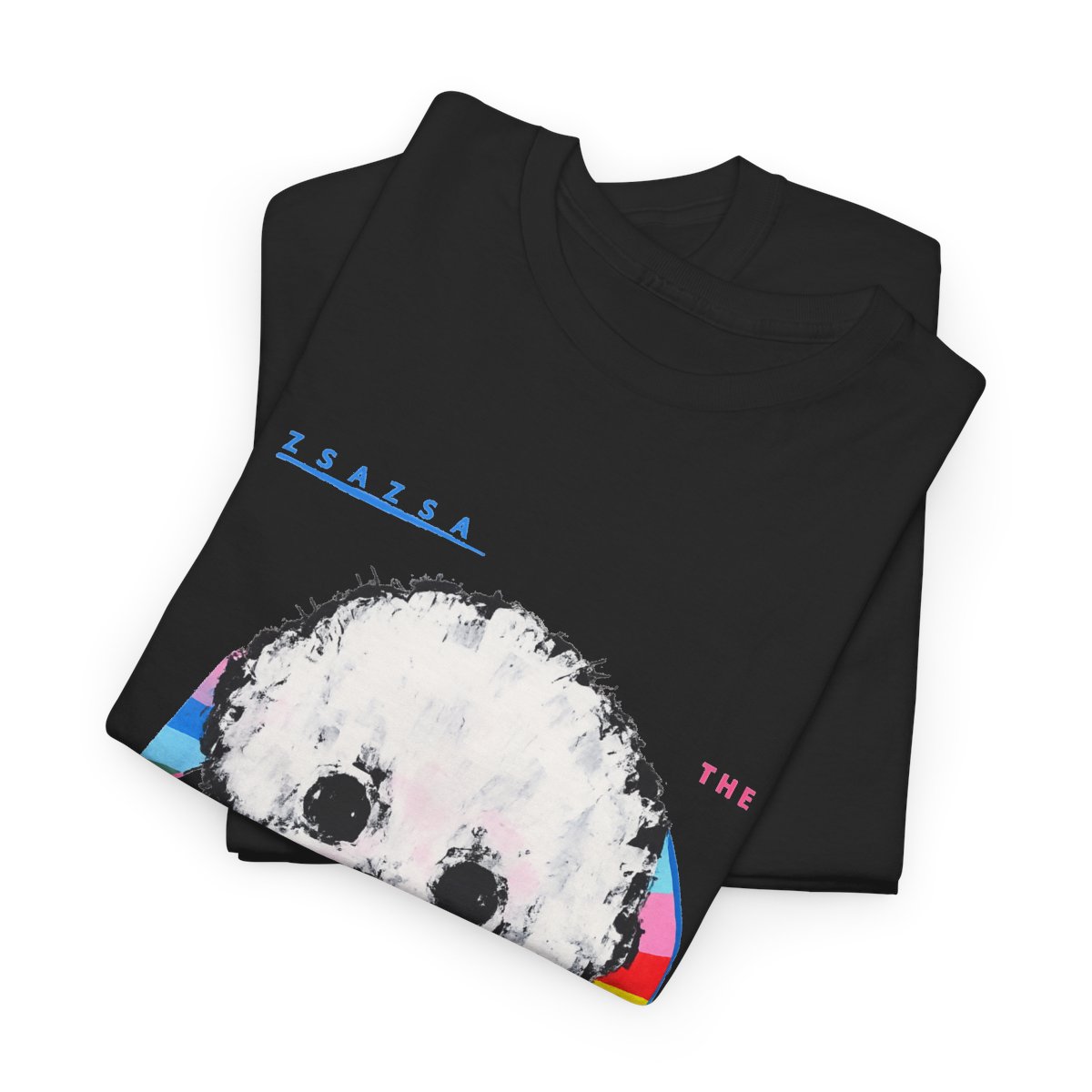 Zsazsa the Bichon Frise Graphic Tee mockup 2