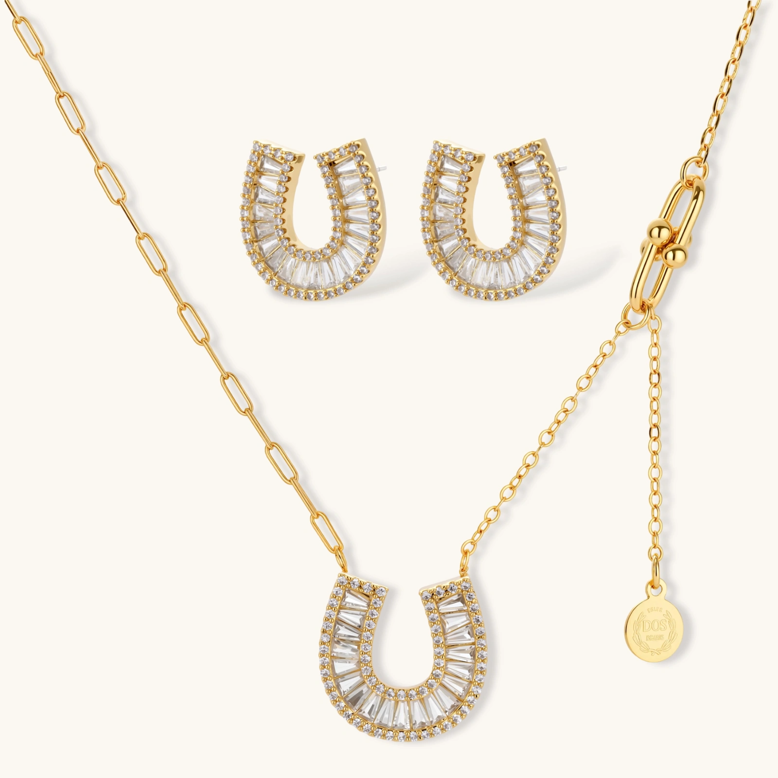 Lucky Horseshoe Crystal Set